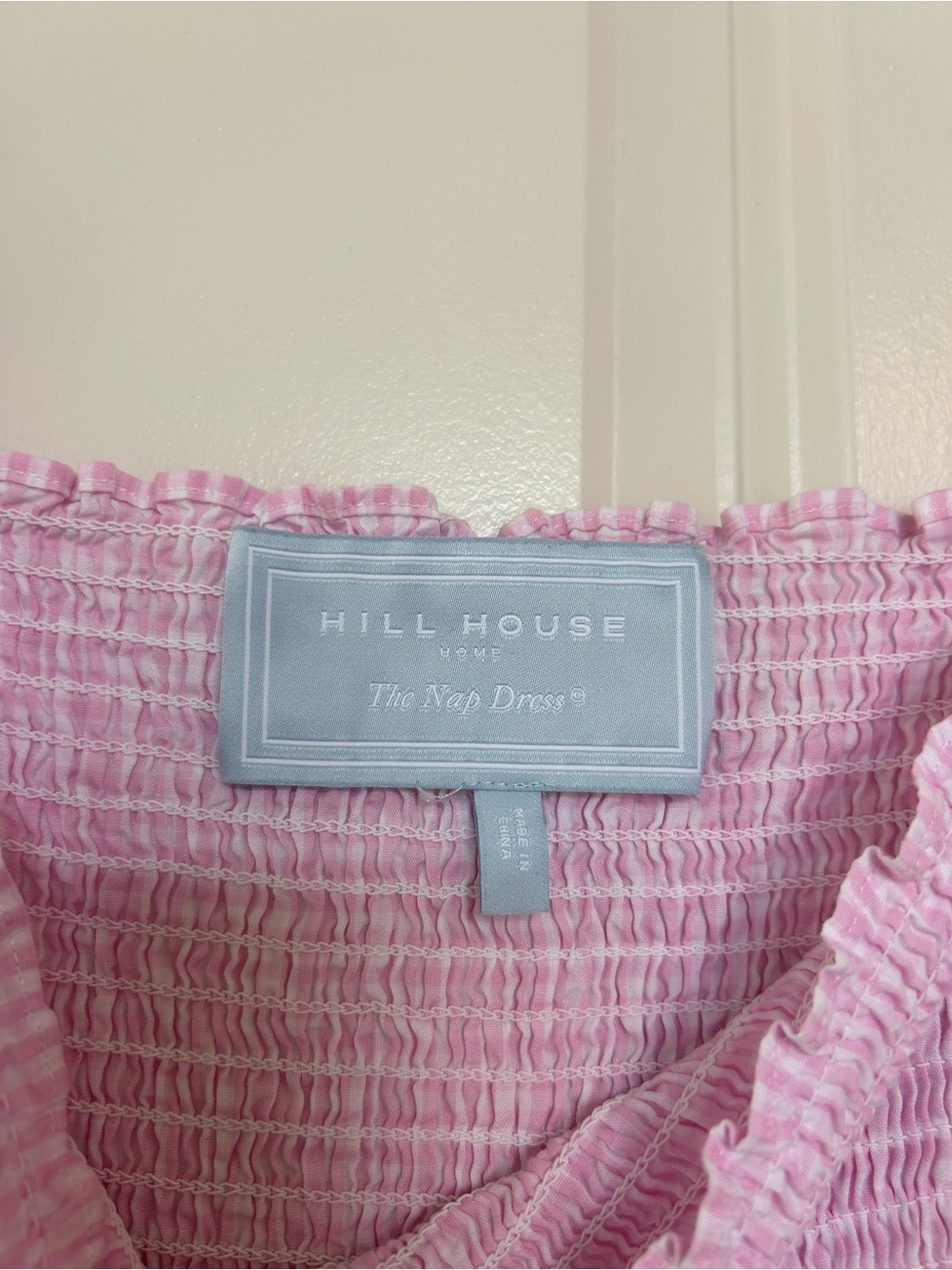 Hill house home athena pink gingham size XS summer 2022 re release - Picture 3 of 4